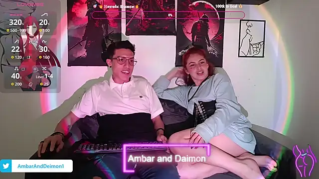 Snapshot of Ambar_and_daimon_ chatting on September 12, 2025, 4:40 pm Ambar and daimon  online show from September 12, 2025, 4:40 pm