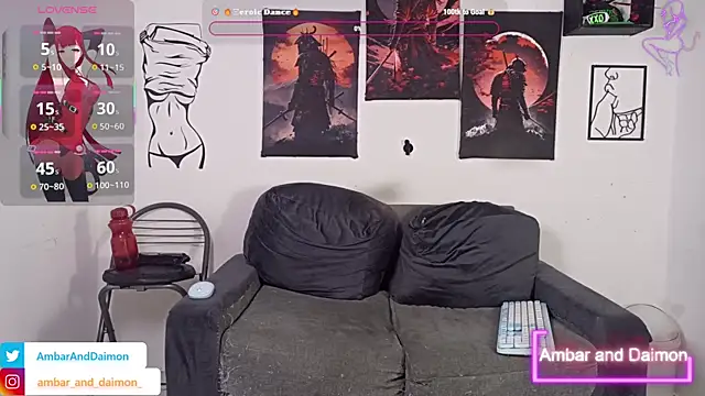 Snapshot of Ambar_and_daimon_ chatting on October 21, 2025, 4:08 pm Ambar and daimon  online show from October 21, 2025, 4:08 pm