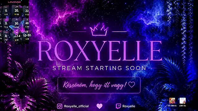 Snapshot of roxyyyrose chatting on July 9, 2026, 9:19 pm roxyyyrose online show from July 9, 2026, 9:19 pm