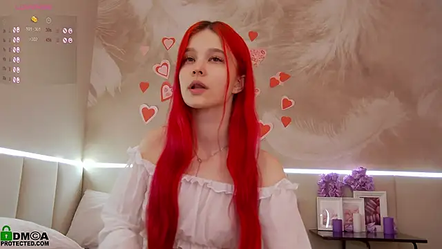 Rina Red online show from February 12, 2025, 1:41 am