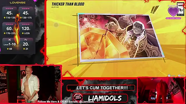 LiamIdols online show from January 16, 2025, 6:48 pm