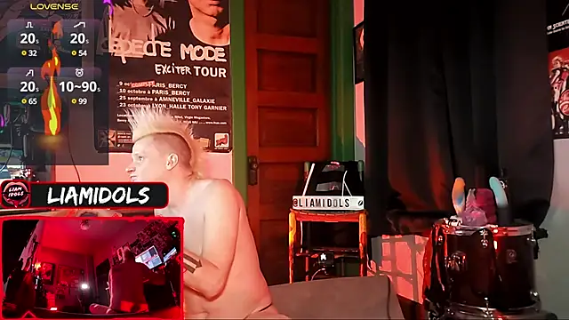 LiamIdols online show from January 21, 2025, 8:19 am