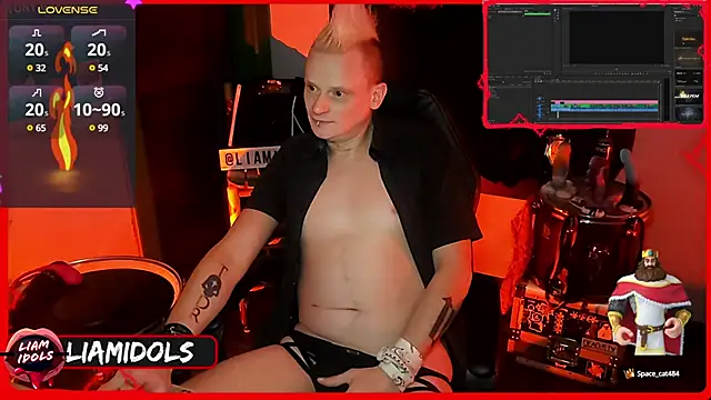 LiamIdols online show from January 21, 2025, 9:46 pm