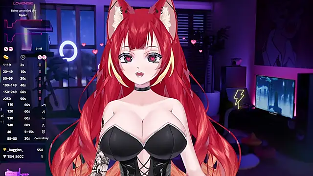 LewdKira VT online show from February 1, 2025, 10:15 am