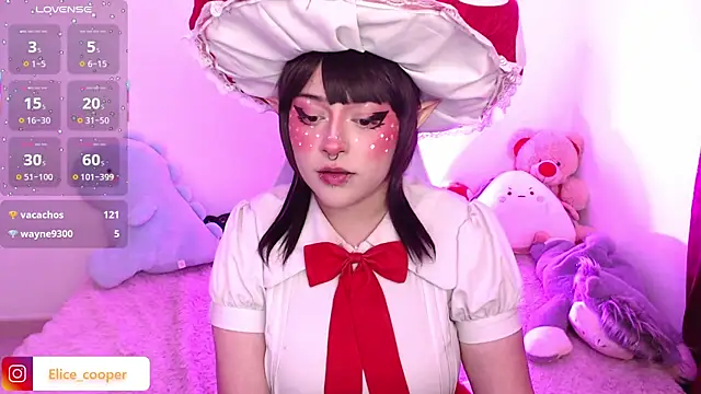 Snapshot of Elice_cooper_ chatting on October 6, 2025, 5:05 am Elice cooper  online show from October 6, 2025, 5:05 am