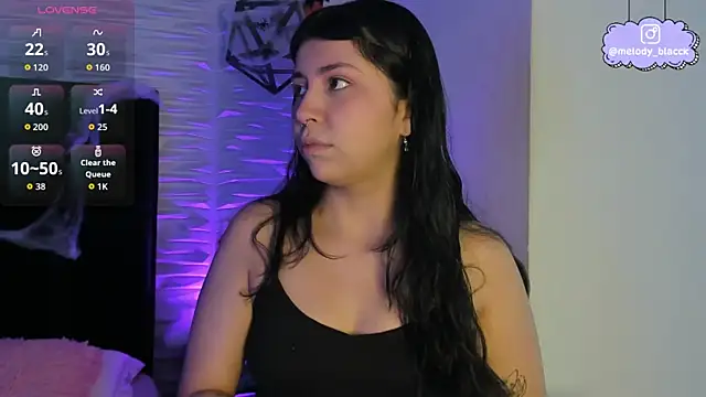 Snapshot of Melody_Black_ chatting on October 26, 2025, 2:23 pm Melody Black online show from October 26, 2025, 2:23 pm