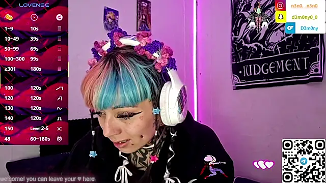 d3m0ny0 0 online show from November 29, 2025, 6:16 am