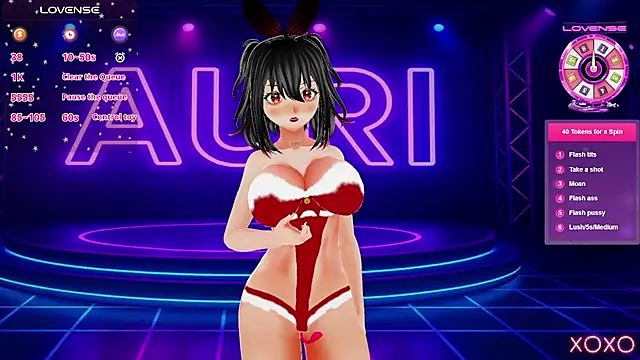 Auri Hikaru online show from December 18, 2025, 12:17 am