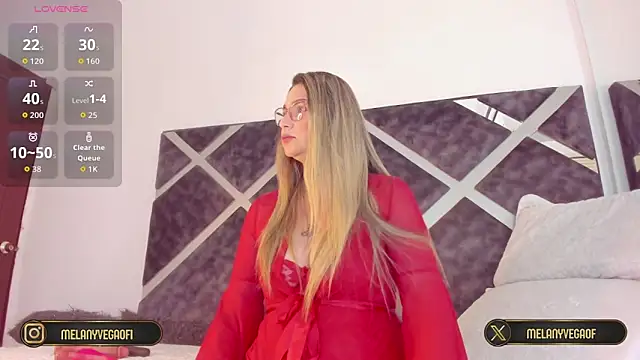 MelanyVegas online show from October 20, 2025, 8:26 am