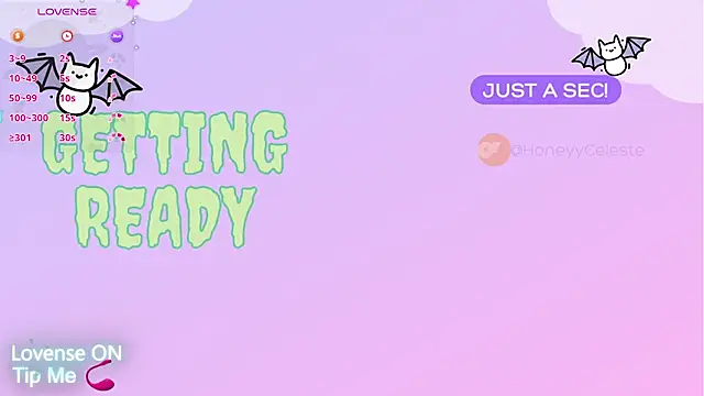 Snapshot of HoneyyCeleste chatting on October 15, 2025, 7:58 pm HoneyyCeleste online show from October 15, 2025, 7:58 pm