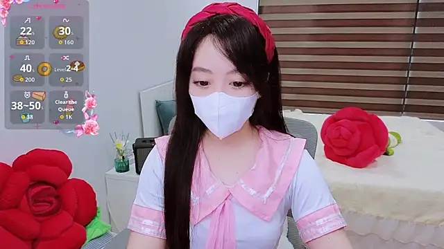 Snapshot of -MinaYoung- chatting on November 9, 2025, 8:01 am -MinaYoung- online show from November 9, 2025, 8:01 am