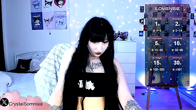 Crystal somnia online show from October 16, 2025, 2:45 am