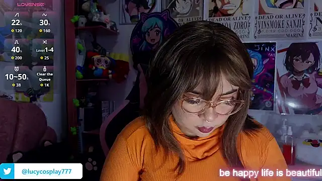 Snapshot of Lucycosplay777 chatting on July 6, 2026, 2:14 pm Lucycosplay777 online show from July 6, 2026, 2:14 pm