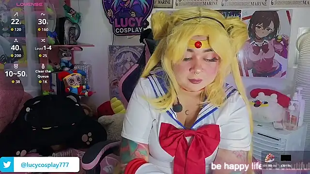 Snapshot of Lucycosplay777 chatting on July 11, 2026, 4:21 pm Lucycosplay777 online show from July 11, 2026, 4:21 pm