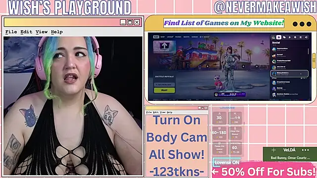 nevermakeawish online show from February 20, 2026, 5:02 pm