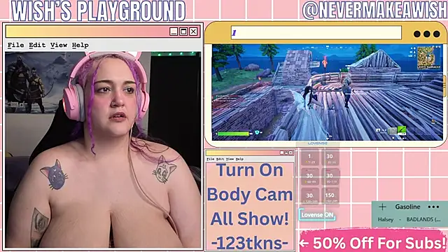 nevermakeawish online show from April 18, 2026, 11:25 am