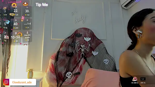 Snapshot of Cloedurant chatting on October 29, 2025, 7:59 pm Cloedurant online show from October 29, 2025, 7:59 pm