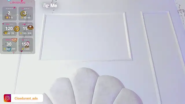 Snapshot of Cloedurant chatting on November 9, 2025, 8:40 pm Cloedurant online show from November 9, 2025, 8:40 pm