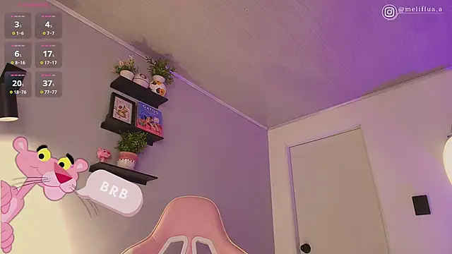 Melifluaa online show from April 16, 2026, 9:39 pm