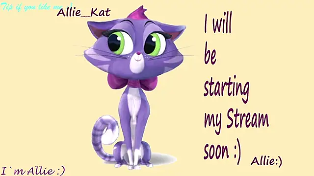 Snapshot of Allie_Kat chatting on May 23, 2026, 2:21 pm Allie Kat online show from May 23, 2026, 2:21 pm