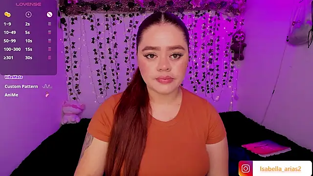 isabella arias2 online show from January 13, 2026, 11:10 pm