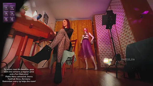 Snapshot of Giantess_Eva chatting on March 2, 2026, 9:32 pm Giantess Eva online show from March 2, 2026, 9:32 pm