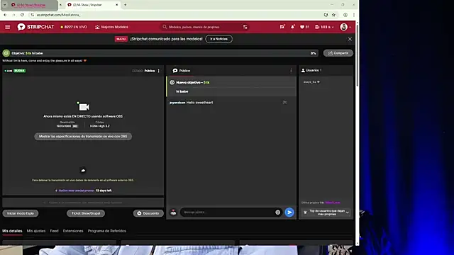 MissKatrina  online show from October 13, 2025, 7:36 pm