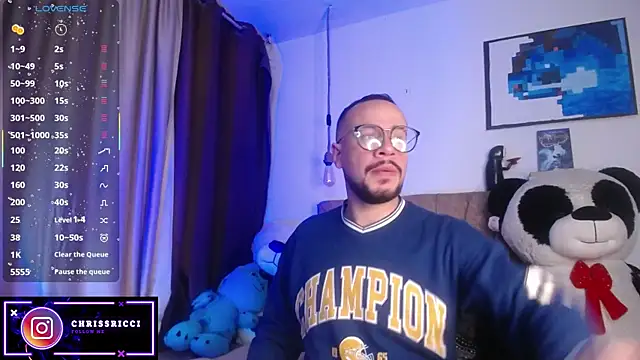 Chriss-ricci online show from October 17, 2025, 4:15 am