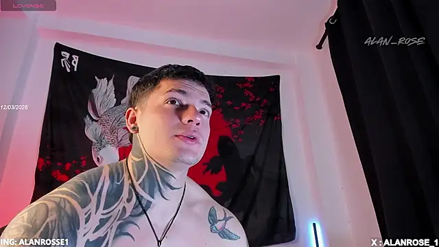 AlanRose01 online show from March 12, 2026, 2:45 pm