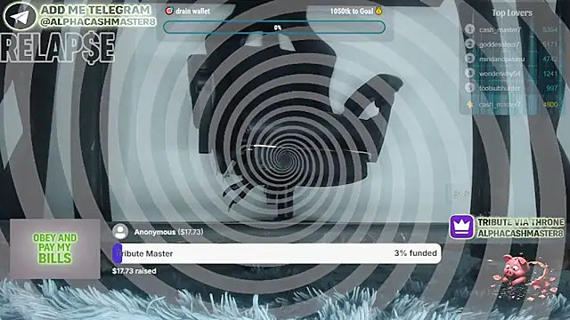 Alphacashmaster777 online show from March 6, 2026, 9:50 am