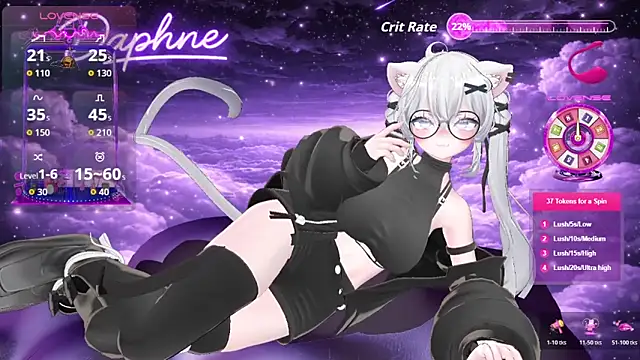 Muse Daphne online show from March 21, 2026, 8:12 pm