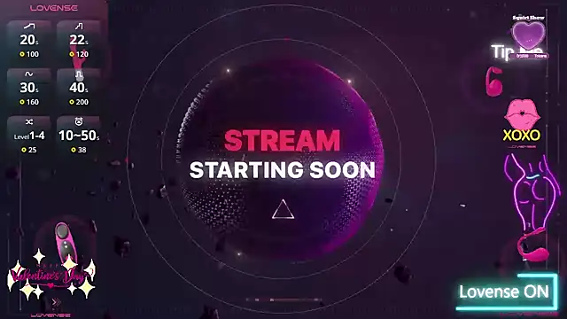 ValeriaDion online show from March 25, 2026, 6:03 pm