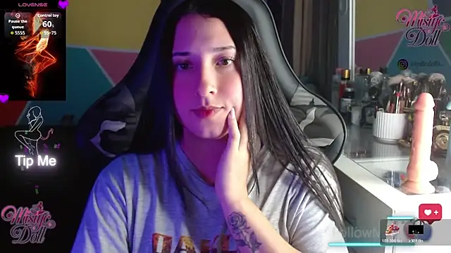 Mysticdooll69 online show from January 13, 2026, 11:32 pm