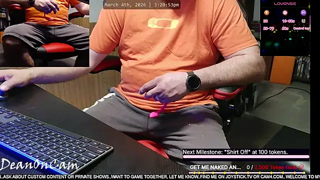 DeanonCam online show from March 4, 2026, 9:21 pm