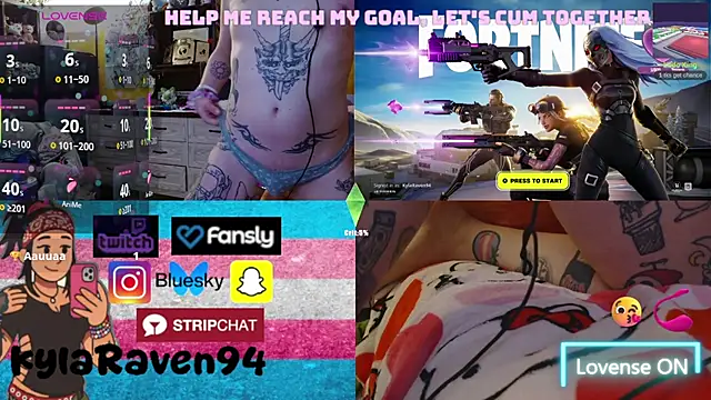 KylaRaven online show from May 9, 2026, 3:12 am