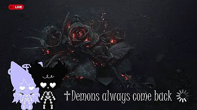 CrimsonVampCouple online show from February 6, 2026, 11:52 pm