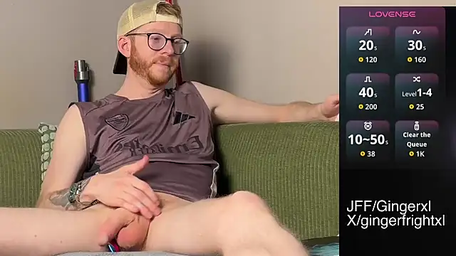 Gingerxl8 online show from June 18, 2026, 12:11 am