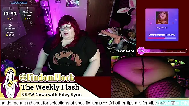 RileySynn online show from August 8, 2026, 3:41 am