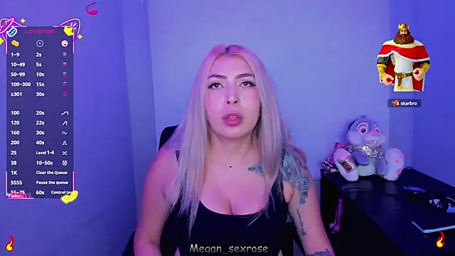 Megan sexrosse online show from March 25, 2026, 3:12 am