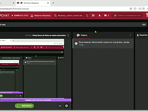 Antonella-corruso online show from April 24, 2026, 8:00 pm