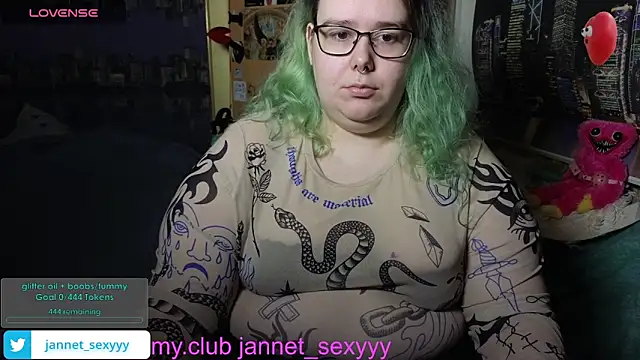 JannetPie online show from February 28, 2026, 11:28 pm