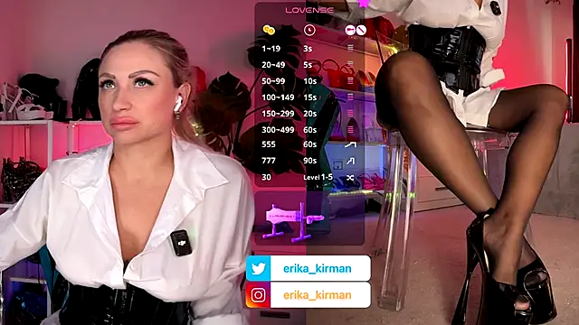 Erika Kirman online show from September 25, 2025, 12:09 pm