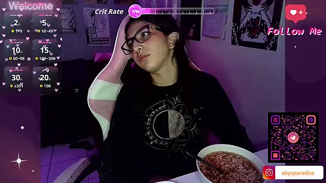 Abysparadise online show from June 10, 2026, 2:34 am