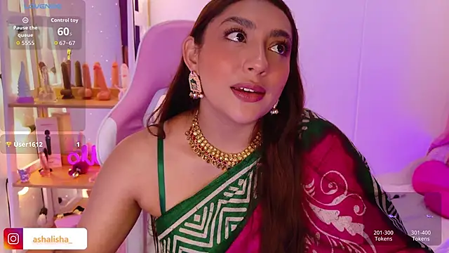 ashalisha online show from October 13, 2025, 2:28 pm