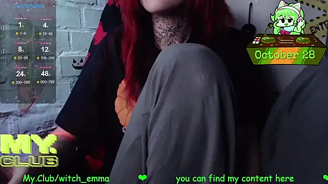 Witch Emma online show from October 28, 2025, 8:44 pm