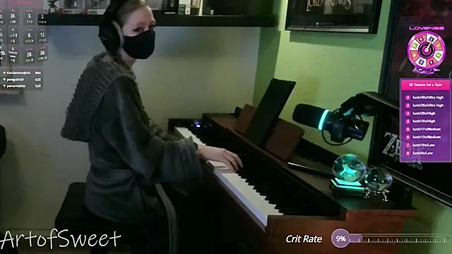 ArtofSweet online show from December 9, 2024, 12:12 am