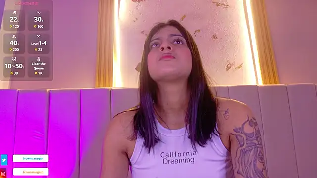 Megan browns1 online show from February 2, 2026, 1:21 pm