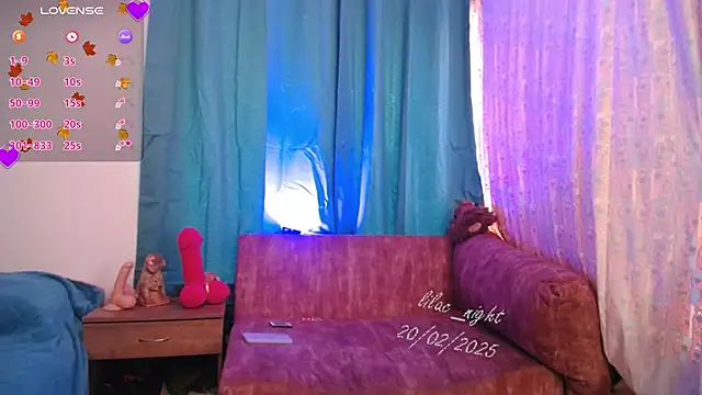 Snapshot of lilac_night33 chatting on February 20, 2025, 2:46 pm lilac night33 online show from February 20, 2025, 2:46 pm