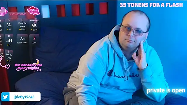 lefty15242 online show from November 1, 2025, 4:58 am