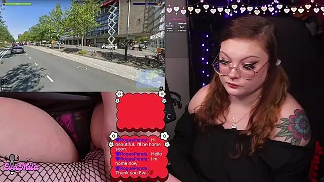 Snapshot of evamila chatting on February 20, 2026, 3:25 am evamila online show from February 20, 2026, 3:25 am